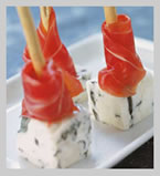 Mini grissini with Parma Ham and Dolcelatte®